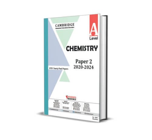 A Level Chemistry 9701 Paper 2 Yearly | 2020-2024 | Ring Bind | Mark Scheme