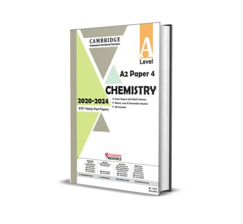 A Level Chemistry 9701 Paper 4 Yearly | 2020-2024 | Ring Bind | Mark Scheme