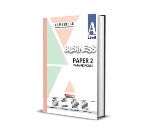 A Level Business 9609 Paper 2 Yearly | 2021-2024 | Ring Bind | Mark Scheme