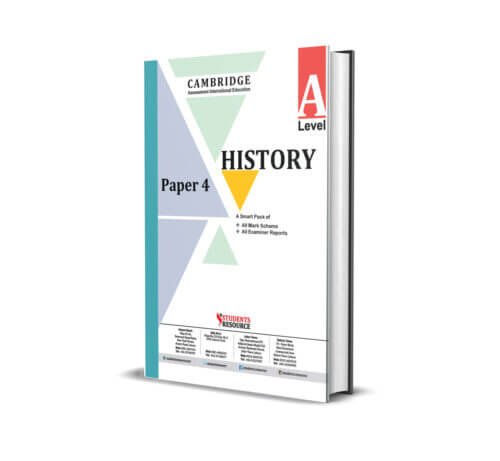 A Level History 9389 Paper 4 Yearly | 2017-2021 | Ring Bind | Mark Scheme