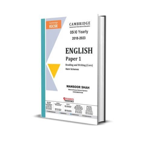 IGCSE English Language 0500 Paper 1 Reading | Yearly | 2020-2024 | All Variants | Ring Bind