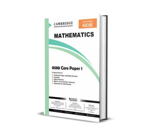 IGCSE Mathematics 0580 Paper 1 Yearly | All Variants | 2020-2024 | Mark Scheme | Ring Bind