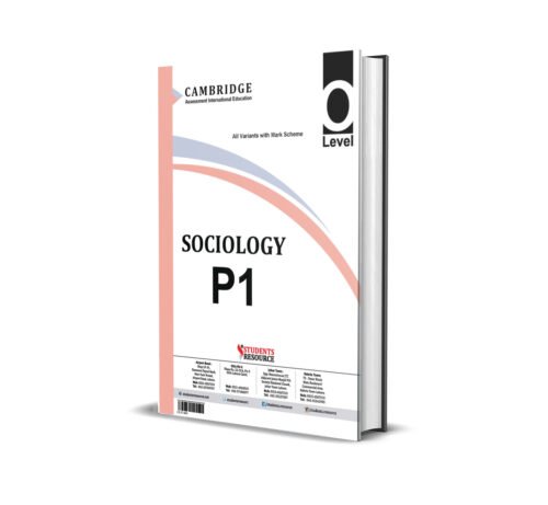 O Level Sociology 2251 Paper-1 Yearly | 2020-2024 | Mark Scheme | Ring Bind