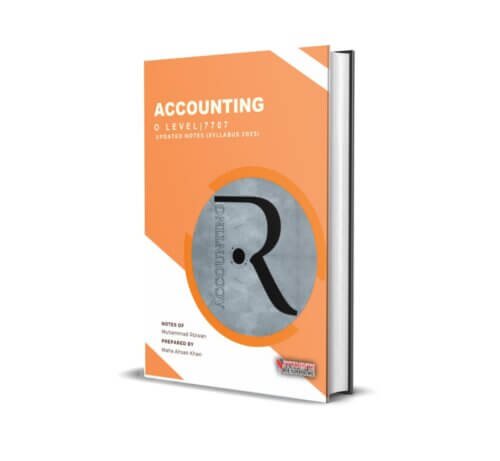 OL 7707 Accounting Updated Notes | M Rizwan