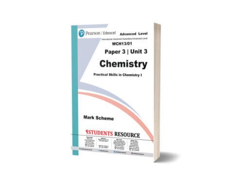 Pearson Edexcel IAL | WCH13/01 | Chemistry Paper 3