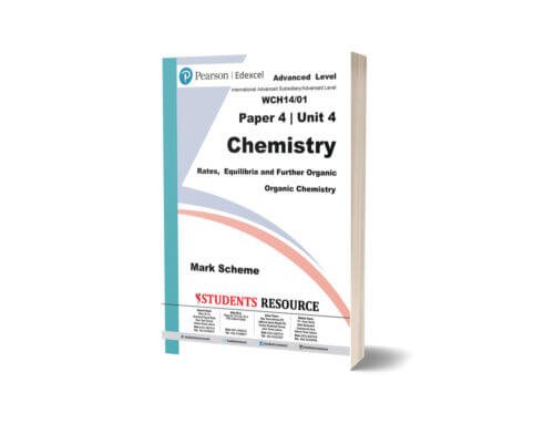 Pearson Edexcel IAL | WCH14/01 | Chemistry Paper 4