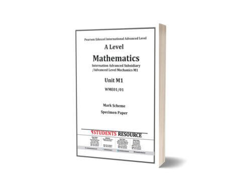 Pearson Edexcel IAL | WME01/01 | Mechanics Mathematics (M1) Paper 1