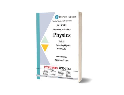 Pearson Edexcel IAL | WPH13/01 | Physics Paper 3